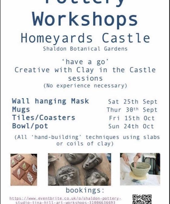 ‘Creative with Clay’ workshops